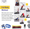 eight pictures of at home workouts. written is Full Body Workout With Anchor Gym's versatile products like loop bands, body weight straps, and wall mounts, you can engage in a full-body workout targeting various muscle groups.